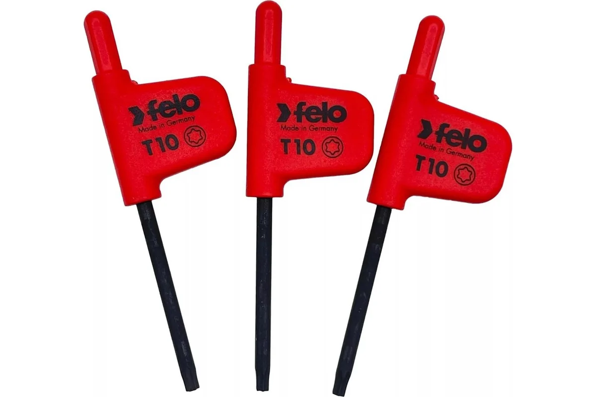 Флажковый ключ Felo TX10x37, упаковка 3 шт. 34811050 — детальное фото