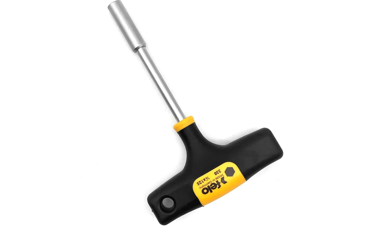 Т-образный ключ под биты 1/4" Felo 33812560 — детальное фото