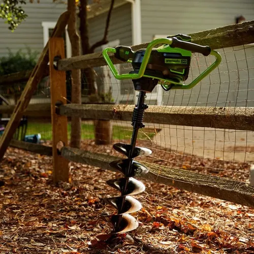 Мотобур Greenworks GC-AUGER 82V 3707907 бесщеточный аккумуляторный — детальное фото