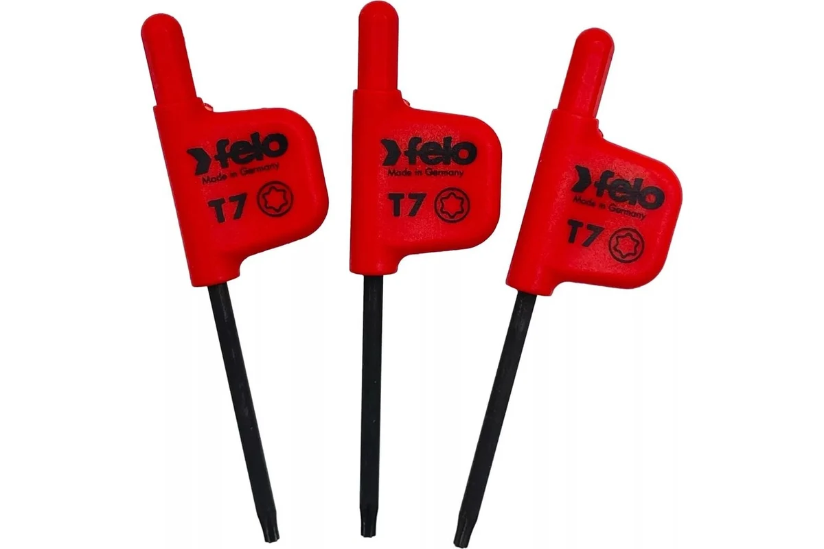 Флажковый ключ Felo TX7x33, упаковка 3 шт. 34810750 — детальное фото