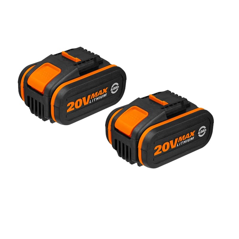 Комплект WORX WA3611 20V: 2 аккумулятора 4Ач и двойное зарядное устройство 2А — детальное фото