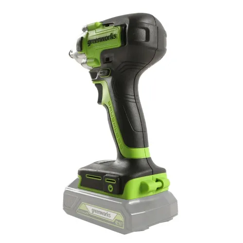 Гайковерт ударный Greenworks GD24IW400 24V 3802907 (400 Нм) бесщеточный аккумуляторный — детальное фото