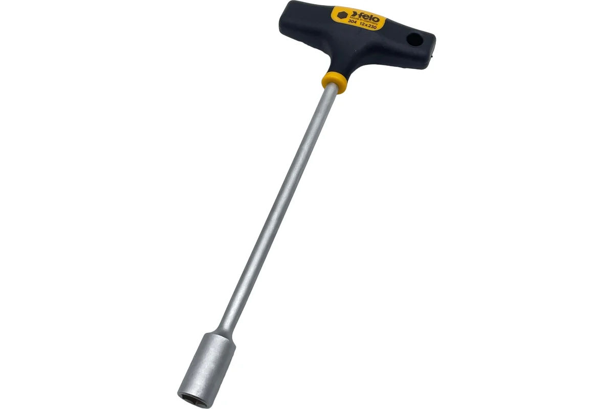 Т-образный ключ 12 мм, стержень 230 мм Felo 30412860 — детальное фото