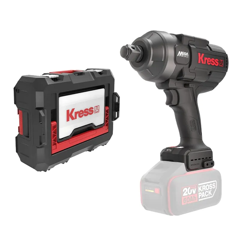 Гайковерт KRESS KUB35 20V 1700 Нм бесщеточный аккумуляторный — детальное фото