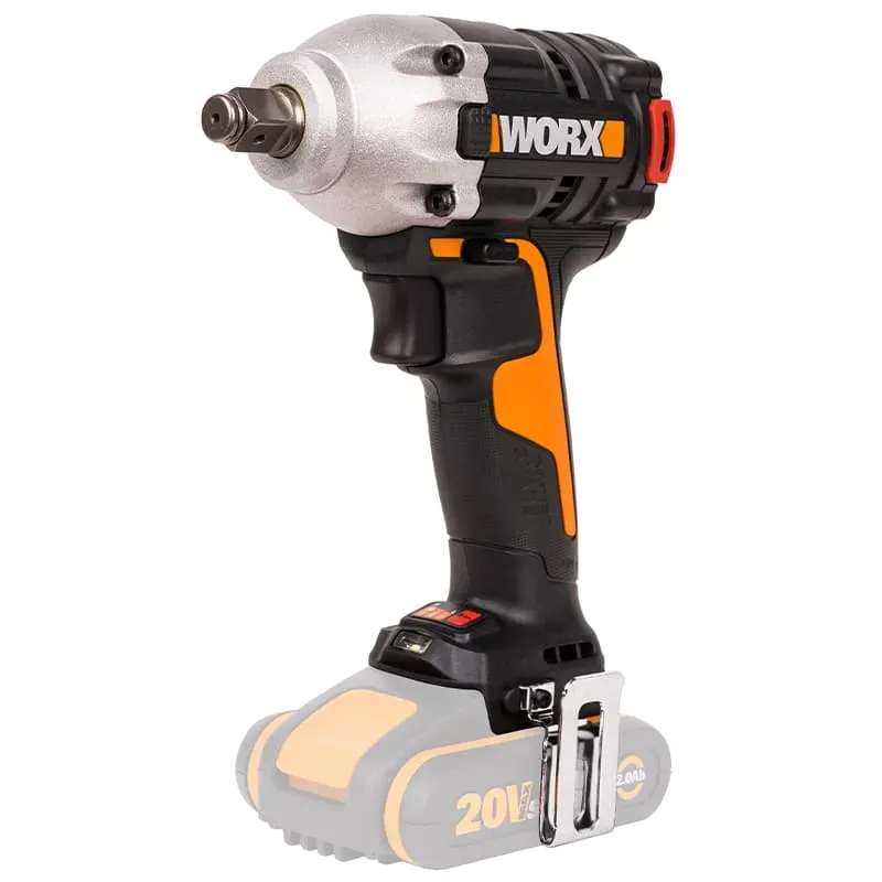 Гайковерт WORX WX272 20V бесщеточный аккумуляторный — детальное фото