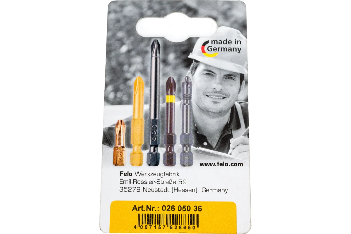Бита серии Industrial TX5, 25 мм, 2 шт на блистере Felo 02605036 — детальное фото