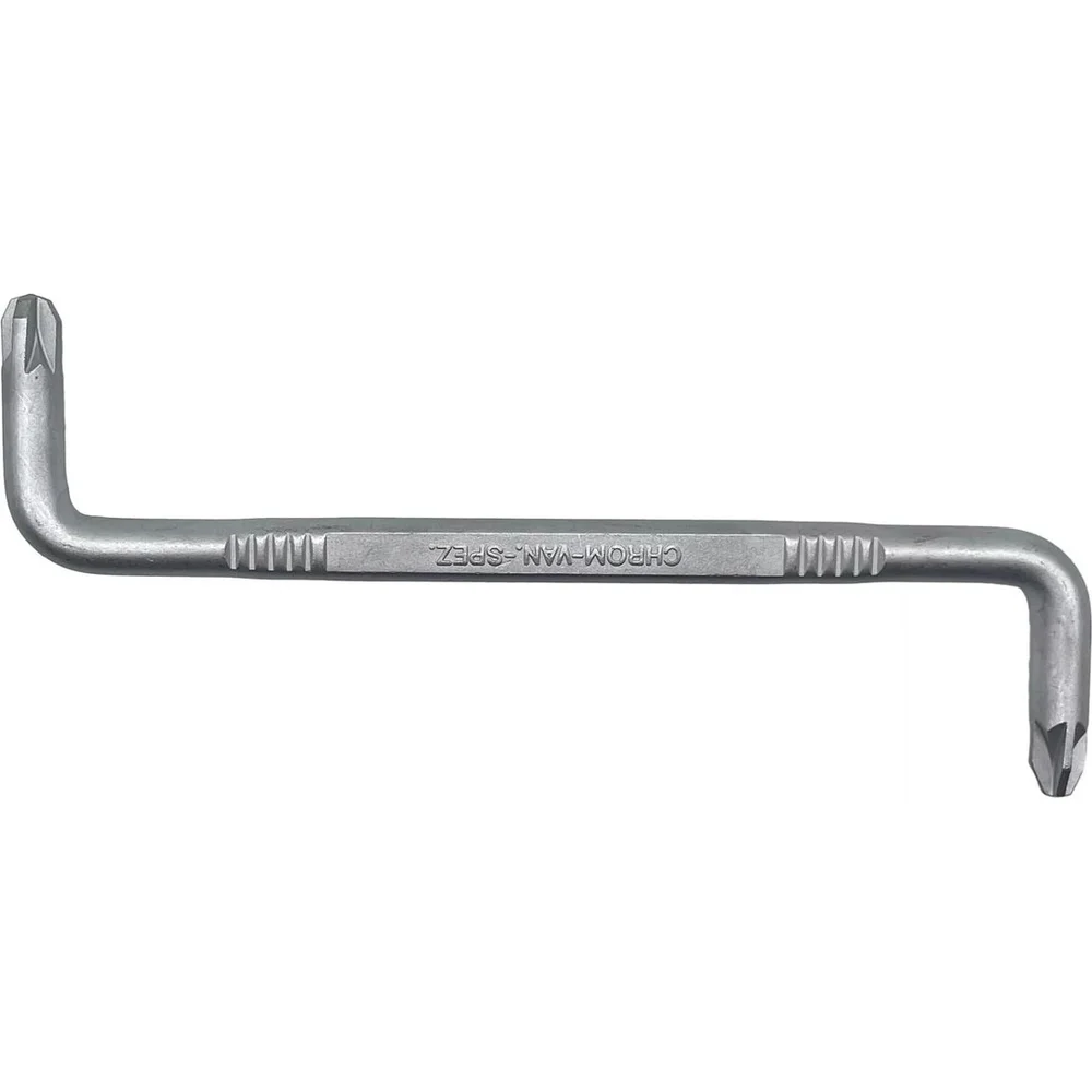 Двусторонняя изогнутая отвертка Felo Z-образная, PZ3-PZ4 200 мм 34134000 — детальное фото