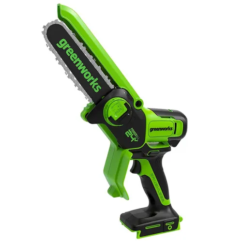 Цепная мини-пила Greenworks GD24CSMNX 24V 2008707 (15 см) бесщеточная аккумуляторная — детальное фото