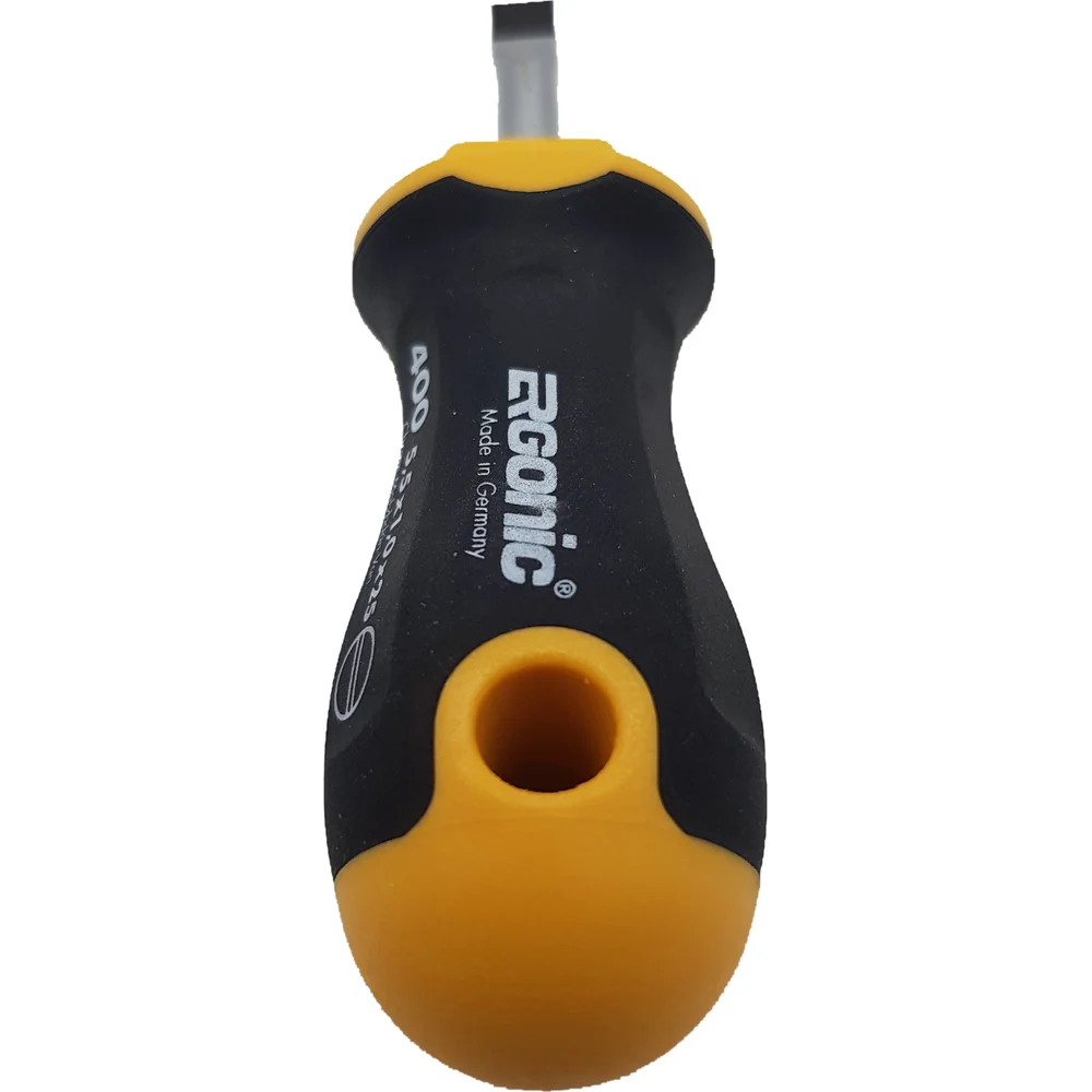 Плоская отвертка Felo Ergonic Stubby SL5,5х25 40055010 — детальное фото