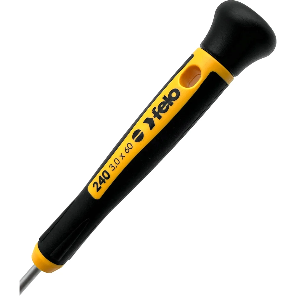 Плоская шлицевая отвертка Felo для точных работ, 3,0X0,5X60 24003360 — детальное фото