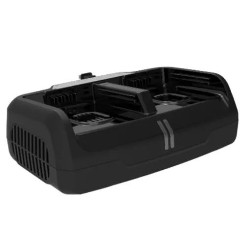 Ультрабыстрое двухпортовое зарядное устройство Greenworks CHD1300 82V 2960507 — детальное фото