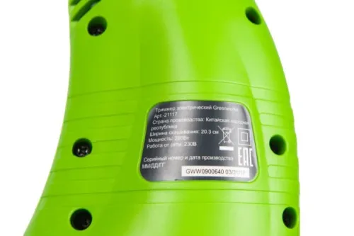 Триммер Greenworks GST2830 Start 280W 21117 (30 см) электрический — детальное фото