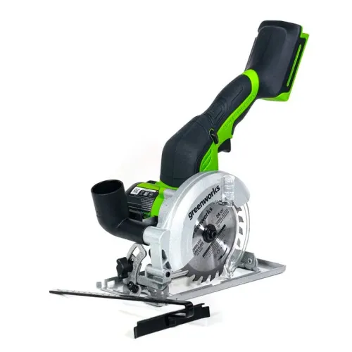 Циркулярная мини-пила Greenworks G24MCS 24V 1501207 бесщеточная аккумуляторная — детальное фото