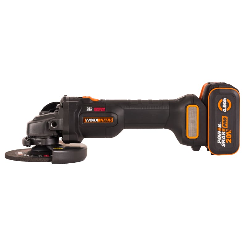 Угловая шлифмашина (болгарка) WORX WX814.9 20V 125мм бесщеточная аккумуляторная без батареи и зарядки — детальное фото