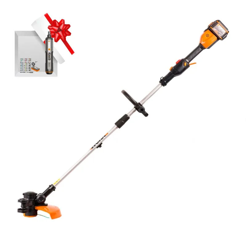 Триммер WORX WG185E 40V 38см бесщеточный аккумуляторный — детальное фото