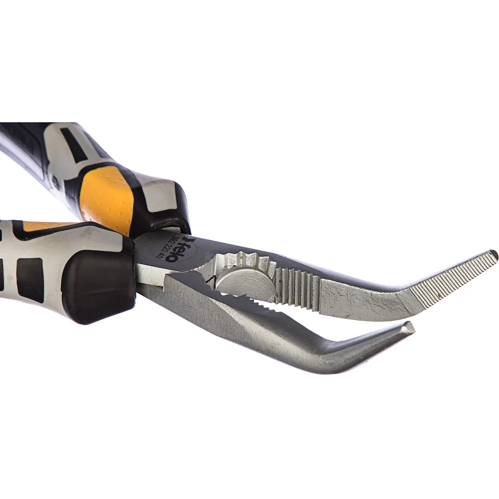 Длинногубцы угловые с резцом 205 мм Felo 59222040 — детальное фото