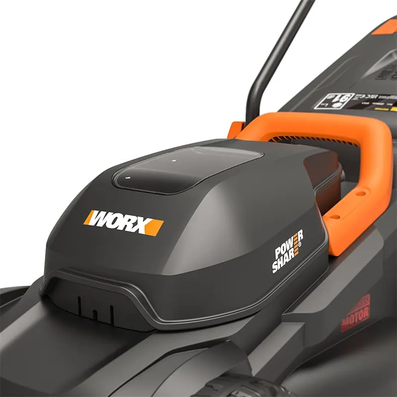 Газонокосилка WORX WG730E 20V 30см аккумуляторная бесщеточная — детальное фото