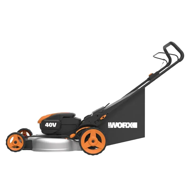 Газонокосилка WORX WG751E 40V 48см аккумуляторная — детальное фото